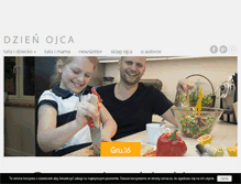 Tablet Screenshot of dzienojca.org
